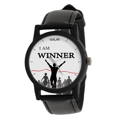 ساعت مچی عقربه ای والار طرح i am winner مدل lf1257