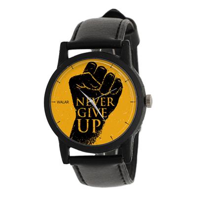 ساعت مچی عقربه ای مردانه والار طرح never give up مدل lf1251