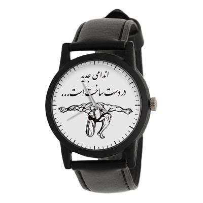 ساعت مچی عقربه ای مردانه طرح بدنسازی مدل lf1233
