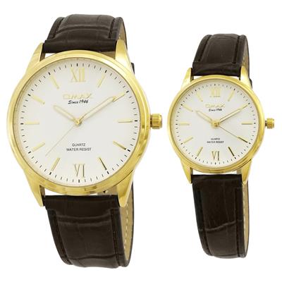 ست ساعت مچی عقربه ای زنانه و مردانه اوماکس مدل jx03g35