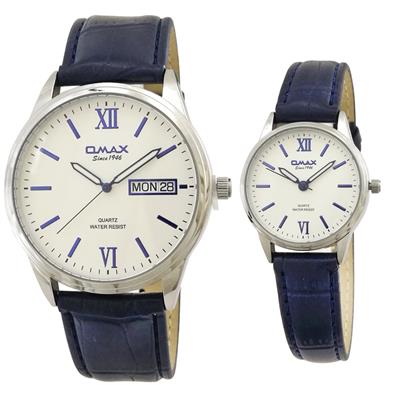 ست ساعت مچی عقربه ای زنانه و مردانه اوماکس مدل jd03p64