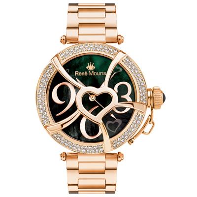 ساعت مچی عقربه ای زنانه رنه موریس مدل coeur d amour 50103rm8