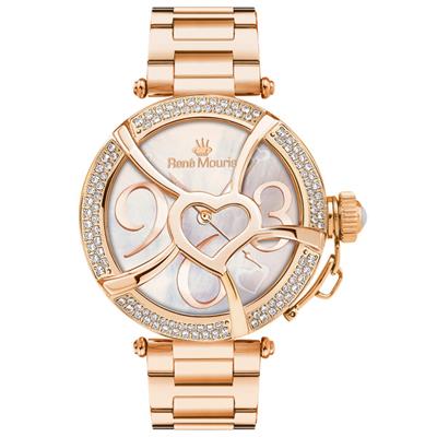 ساعت مچی عقربه ای زنانه رنه موریس مدل coeur d amour 50103rm7