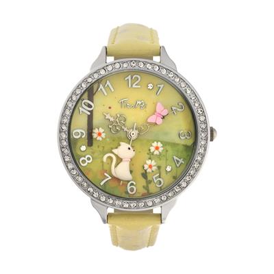 ساعت مچی عقربه ای دخترانه مدل tm 001 4