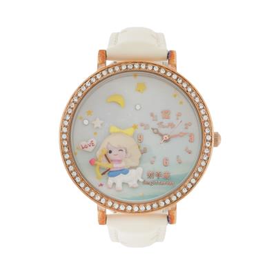 ساعت مچی عقربه ای دخترانه مدل tm 001 5