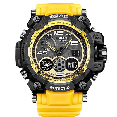 ساعت مچی عقربه ای مردانه اسبا مدل 8011y 1 رنگ زرد