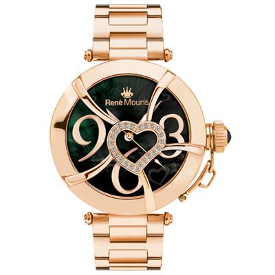ساعت مچی عقربه ای زنانه رنه موریس مدل coeur d amour 50102rm8