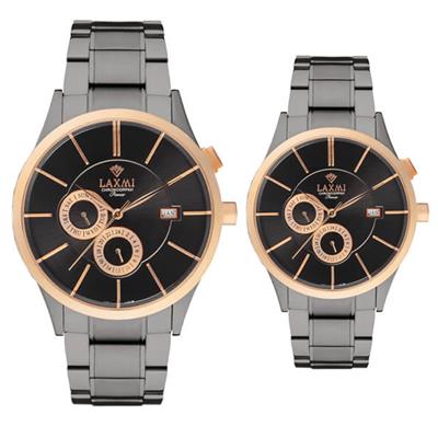 ست ساعت مچی عقربه ای زنانه و مردانه لاکسمی مدل 851021