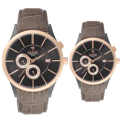 ست ساعت مچی عقربه ای زنانه و مردانه لاکسمی کد 851010