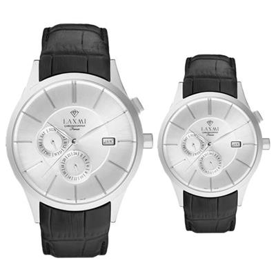 ست ساعت مچی عقربه ای زنانه و مردانه لاکسمی کد 8510