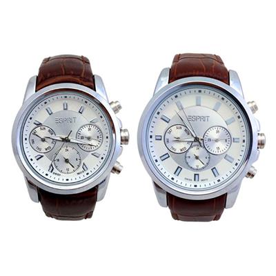 ست ساعت مچی عقربه ای زنانه و مردانه کد 259 258