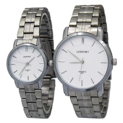 ست ساعت مچی عقربه ای زنانه و مردانه لدفورت کد dgsu 0041