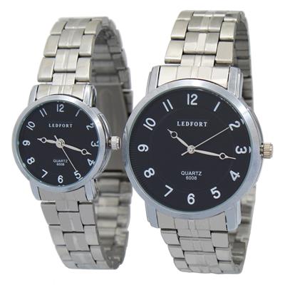 ست ساعت مچی عقربه ای زنانه و مردانه لدفورت کد dgsu 0040