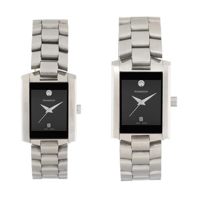 ست ساعت مچی عقربه ای زنانه و مردانه کد sk 0040