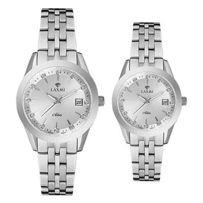 ست ساعت مچی عقربه ای زنانه و مردانه لاکسمی مدل 85051