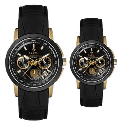 ست ساعت مچی عقربه ای زنانه و مردانه لاکسمی مدل 85014