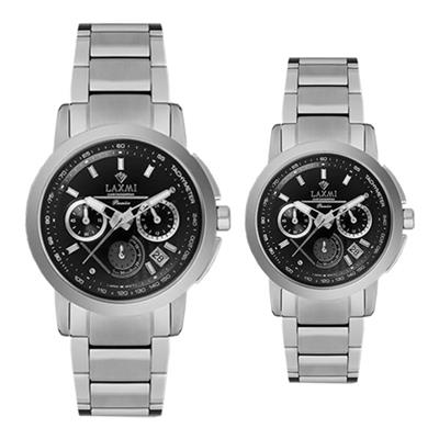 ست ساعت مچی عقربه ای زنانه و مردانه لاکسمی مدل 850115