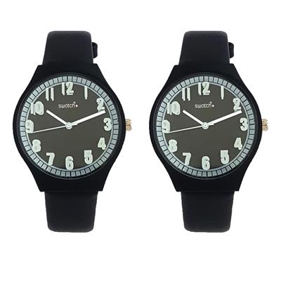 ساعت مچی عقربه ای کد sw2 مجموعه 2 عددی