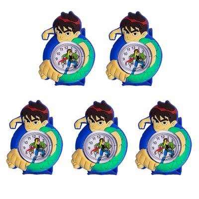 ساعت مچی عقربه ای پسرانه مدل ma58 بسته 5 عددی