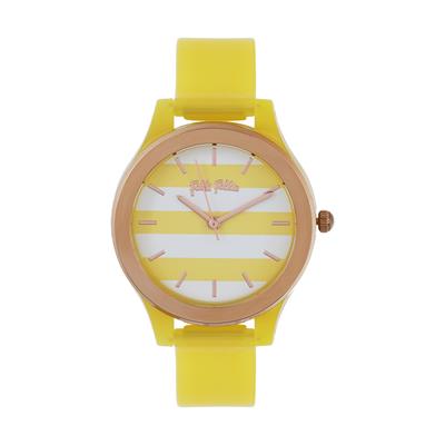 ساعت مچی عقربه ای زنانه فولی فولیه مدل wf18p010zpy ye بدون جعبه اورجینال