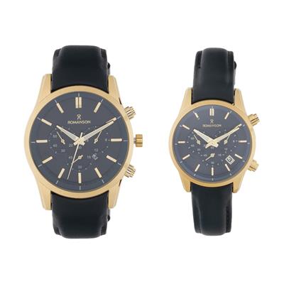 ست ساعت مچی عقربه ای زنانه و مردانه کد a 2211