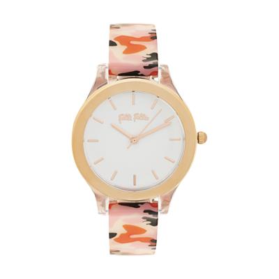 ساعت مچی عقربه ای زنانه فولی فولیه مدل wf18p010zpz pi بدون جعبه اورجینال