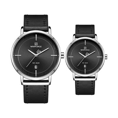 ست ساعت مچی عقربه ای زنانه و مردانه نیوی فورس مدل nf3009