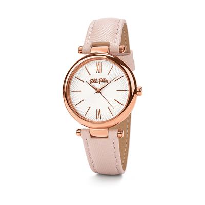 ساعت مچی عقربه ای زنانه فولی فولیه مدل wf16r029sps pi بدون جعبه اورجینال