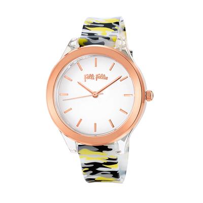 ساعت مچی عقربه ای زنانه فولی فولیه مدل wf18p010zpz ye بدون جعبه اورجینال