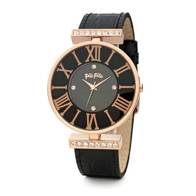 ساعت مچی عقربه ای زنانه فولی فولیه مدل wf1b029ssk bk بدون جعبه اورجینال