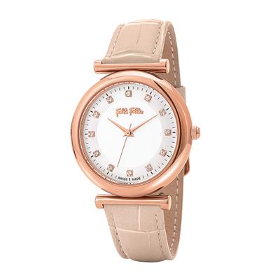 ساعت مچی عقربه ای زنانه فولی فولیه مدل wf16r023sss pi بدون جعبه اورجینال