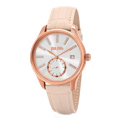 ساعت مچی عقربه ای زنانه فولی فولیه مدل wf18r004sts pi بدون جعبه اورجینال
