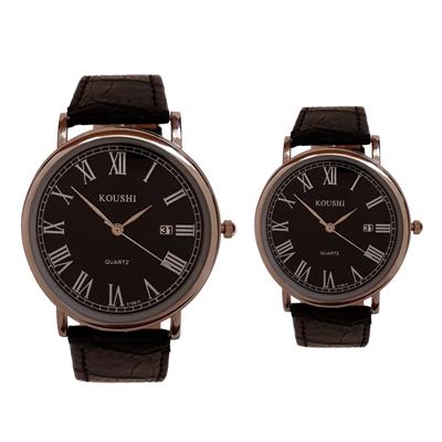 ست ساعت مچی عقربه ای زنانه و مردانه کوشی کد 6673d