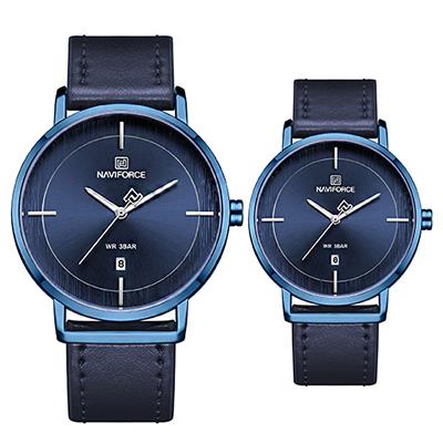 ست ساعت مچی عقربه ای زنانه و مردانه نیوی فورس کد nf3009g