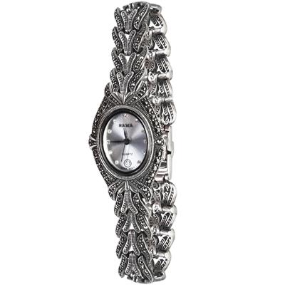 ساعت مچی عقربه ای نقره زنانه سما کد 10040016