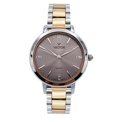 ساعت مچی عقربه ای زنانه ویکتور مدل v1342 05