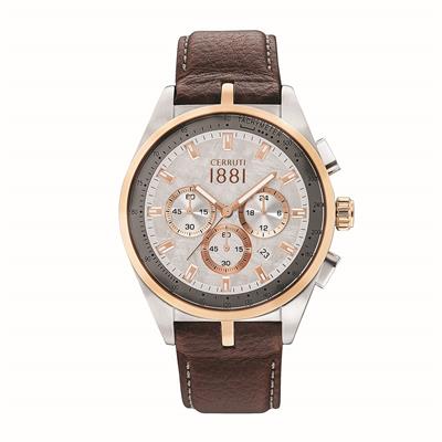 ساعت مچی عقربه ای مردانه چروتی کد cra150str04br