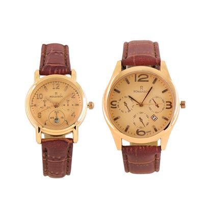 ست ساعت مچی عقربه ای زنانه و مردانه کد r2en