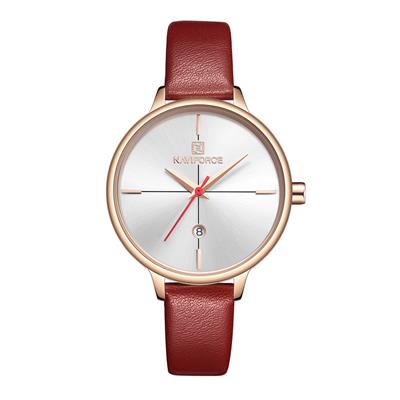 ساعت مچی عقربه ای زنانه نیوی فورس مدل nf5006l ghr ta