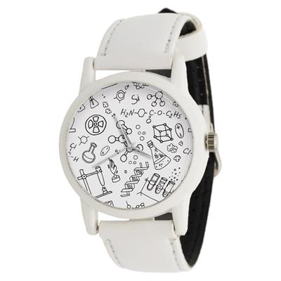 ساعت مچی عقربه ای طرح شیمی کد lf1599