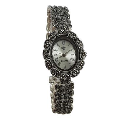 ساعت مچی عقربه ای نقره زنانه کد dn119