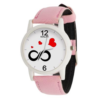 ساعت مچی عقربه ای زنانه والار طرح بی نهایت مدل lf1779