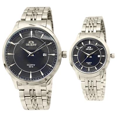 ست ساعت مچی عقربه ای زنانه و مردانه کد or5858s