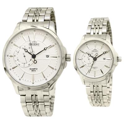 ست ساعت مچی عقربه ای زنانه و مردانه کد or5758s