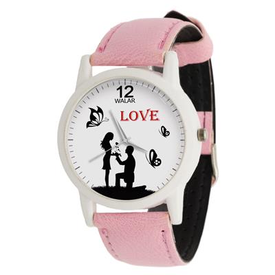 ساعت مچی عقربه ای زنانه والار طرح love کد lf1741