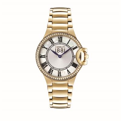 ساعت مچی عقربه ای زنانه چروتی کد crm138sg28mg