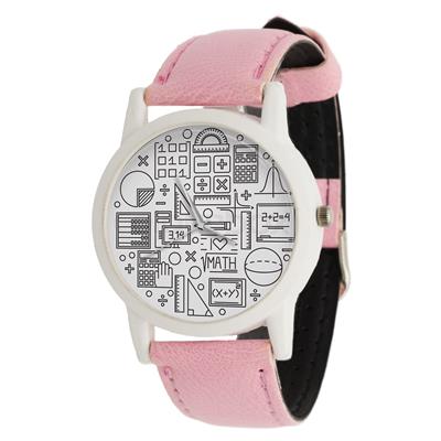 ساعت مچی عقربه ای زنانه طرح هندسه کد lf1721