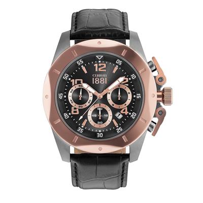 ساعت مچی عقربه ای مردانه چروتی کد cra182sur61bk