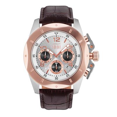 ساعت مچی عقربه ای مردانه چروتی کد cra182str04br