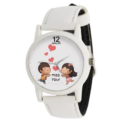 ساعت مچی عقربه ای زنانه والار طرح miss you کد lf1633